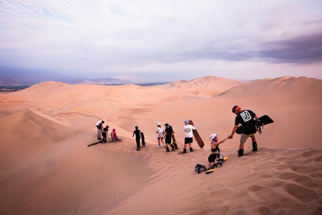 Les plus belles dunes pour s’essayer au sandboarding