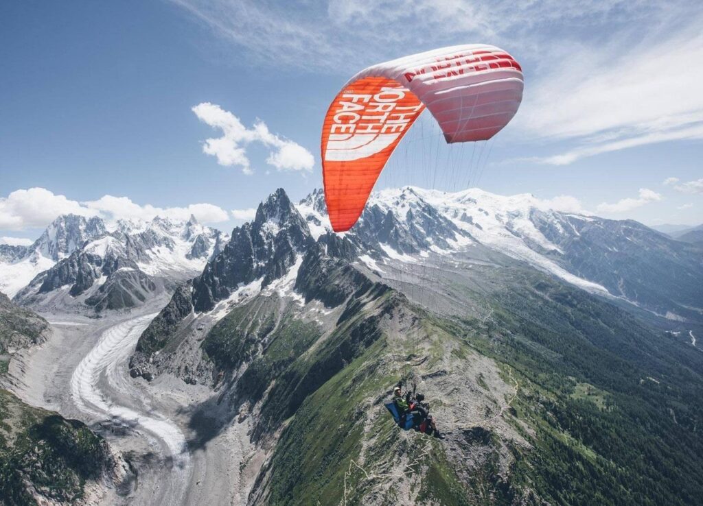 parapente les Houches