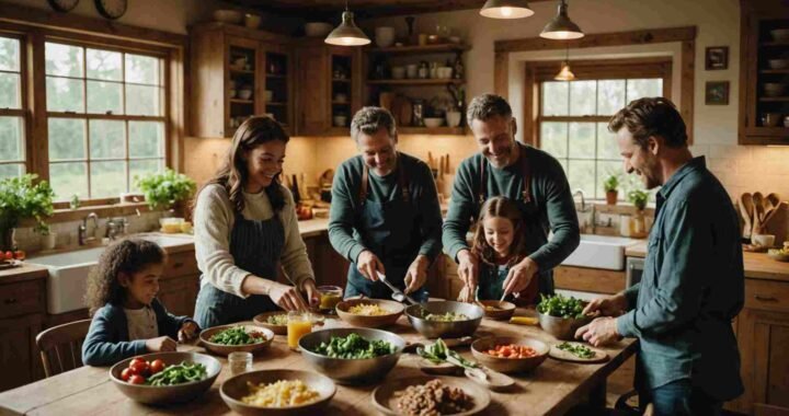 Préparer des repas ensemble : un moment de partage familial