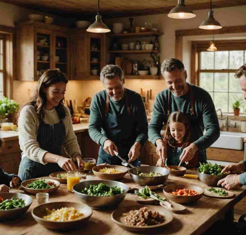 Préparer des repas ensemble : un moment de partage familial
