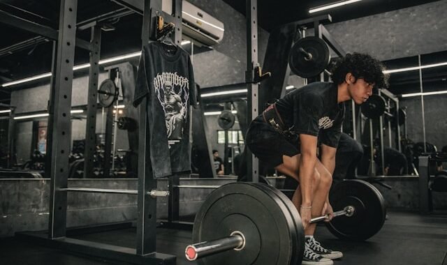 Musculation avec haltère