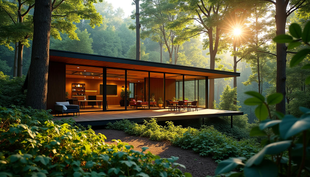 Quand l'immobilier rencontre la nature : un duo gagnant