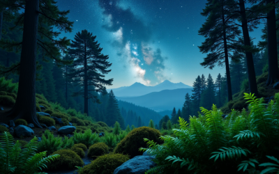 Explorez l'harmonie entre la nature et le cosmos