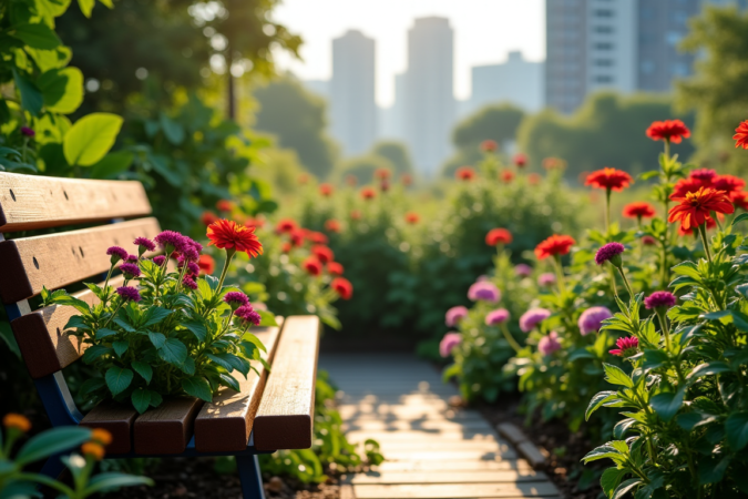 Cultivez votre bien-être grâce à un jardin urbain