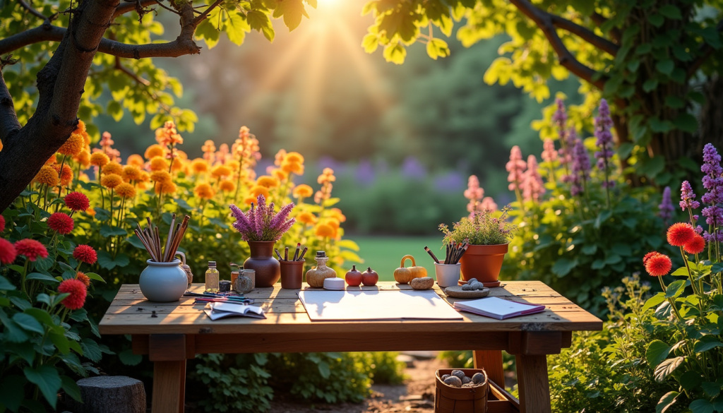 Créez votre oasis créative avec un jardin atelier unique