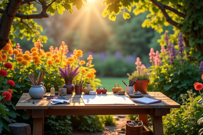 Créez votre oasis créative avec un jardin atelier unique