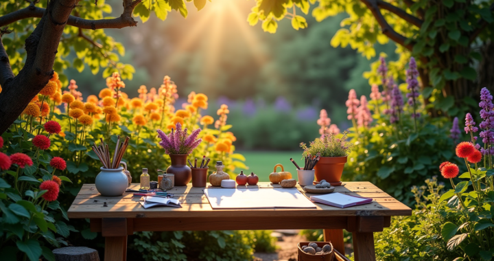 Créez votre oasis créative avec un jardin atelier unique