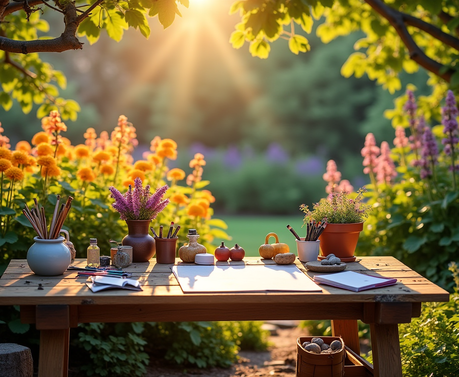 Créez votre oasis créative avec un jardin atelier unique