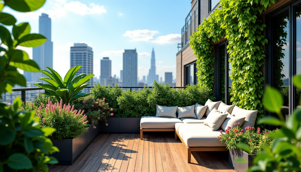 Comment aménager une terrasse végétalisée