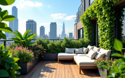 Comment aménager une terrasse végétalisée