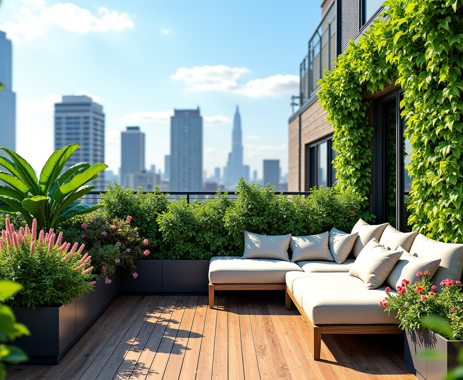 Comment aménager une terrasse végétalisée