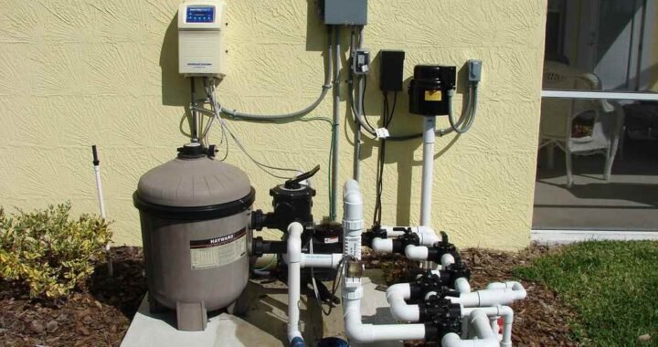 Pompe à eau et tuyaux extérieurs
